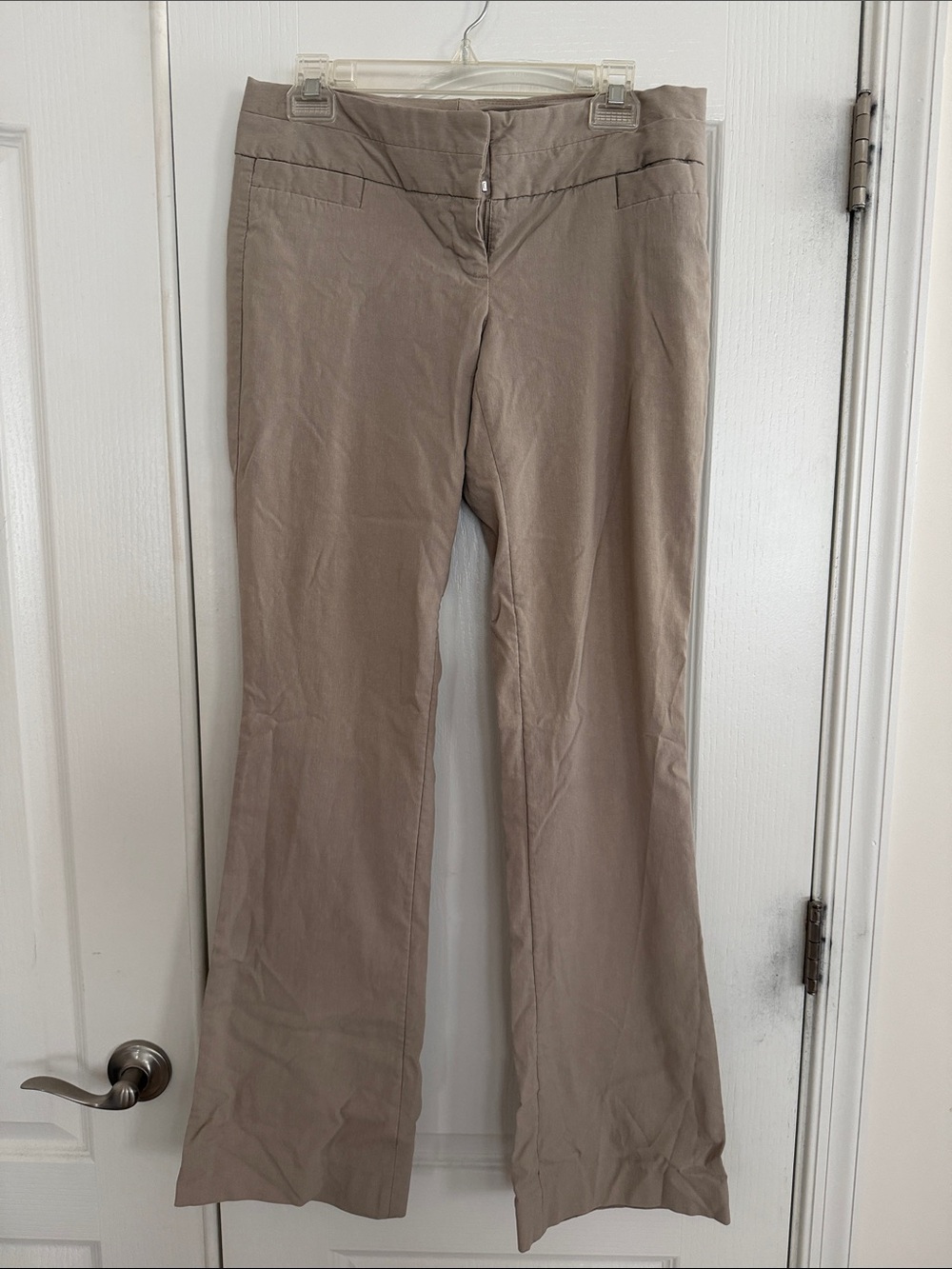 The Limited Tan Boot Cut Pants